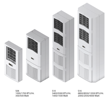 Hoffman S101516G050 Spectracool Slim Fit Indoor Enclosure Air Conditioner
