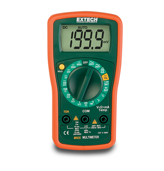 Extech MN35 Digital Mini MultiMeter
