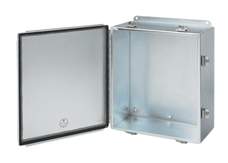 Hoffman A806CHEMC Type 12 EMC Continuous Hinge Enclosure with Clamps