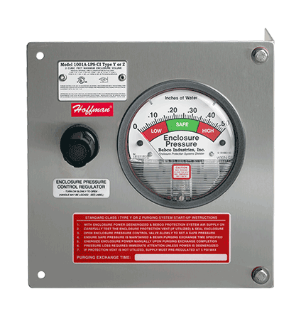 Hoffman A1001YZUMC1 1001, Class 1 Small-Volume Type Y and Z Purging/Pressurization System