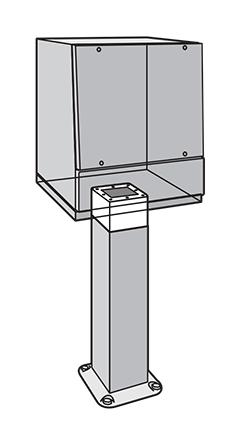 Hoffman APE688LG Operator Interface Pedestal Extension