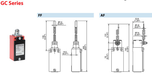 Altech 602.1190.100 GC Series FF Safety Switch