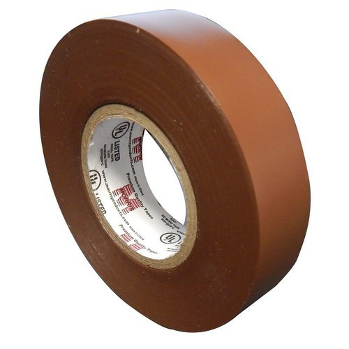 Morris 60116 Brown 7 Mil 3/4" x 66Ft Professional Grade Vinyl Electrical Tape