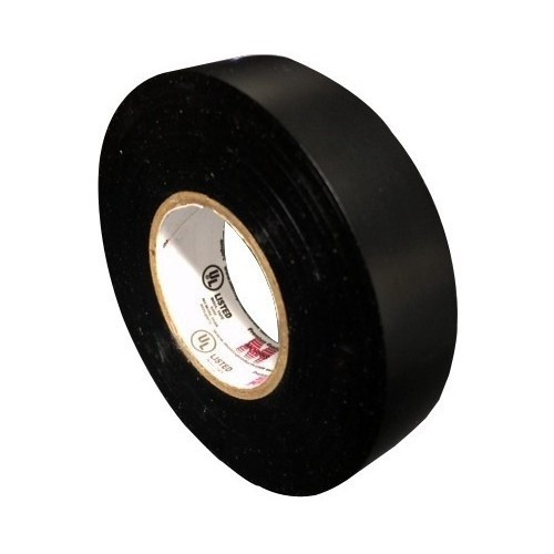 Morris 60205 8.5 Mil Black 3/4" x 66Ft Professional Grade Heavy Duty Vinyl Electrical Tape