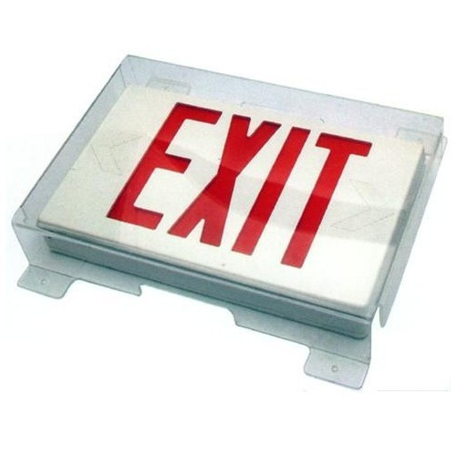Morris 73090 Polycarbonate Vandal/Environmental Shield Guard for Exit Signs