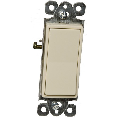 Morris 82285 Ivory Single Pole Lighted 15A-120/277V Decorative Switch