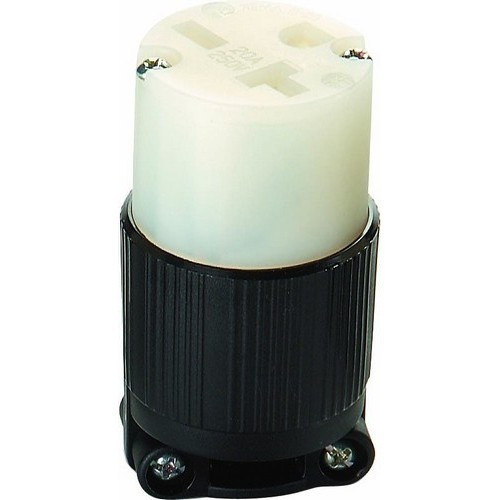 Morris 89619 2 Pole, 3 Wire 20A 250VAC Straight Blade Female Receptacle