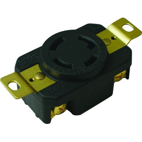 Morris 89745 3 Pole, 4 Wire 30A 250V Locking Receptacle