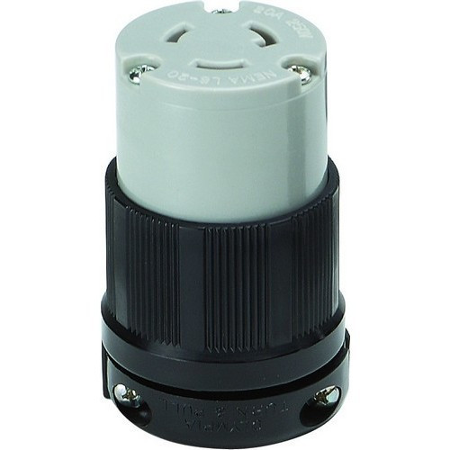 Morris 89747 2 Pole, 3 Wire 20A 250VAC Twist Lock Female Receptacle