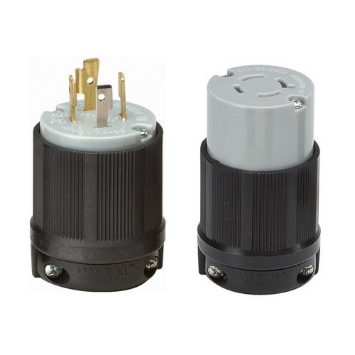 Morris 89752 3 Pole, 4 Wire 20A 125/250VAC Twist Lock Male Plug