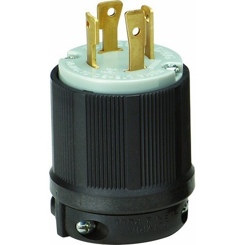 Morris 89760 3 Pole, 4 Wire 30A 250VAC Twist Lock Male Plug