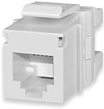 SignaMax KJ126MT-C3U-WH VG MT-Series Keystone Jacks, Keystone Jack, USOC, White