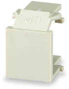 SignaMax CMK-BL-DI Blank Keystone Module Dark Ivory