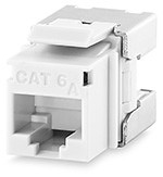SignaMax KJ458MT-C6AC-GY Cat 6A MT-Series Unscreened Keystone Jack, Gray
