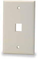 SignaMax SKF-1-DI 1-Port Single Gang Dark Ivory Faceplate