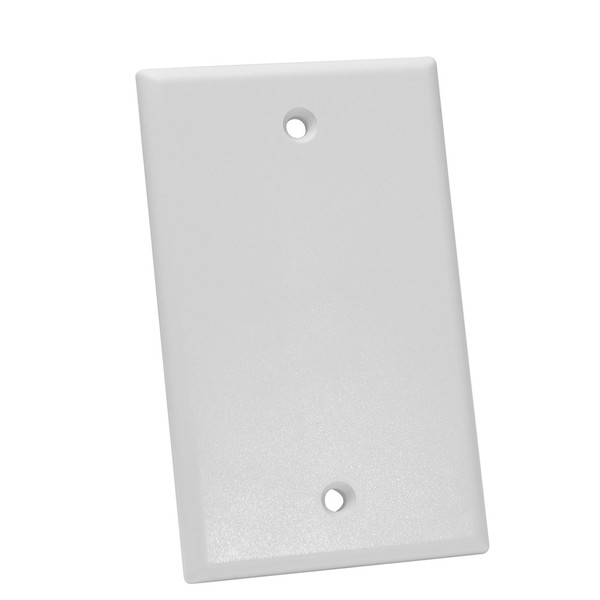 SignaMax SKF-B-WH Blank Single Gang White Faceplate