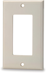 SignaMax SKFD-1-GY Single Gang Gray Decora Style Faceplate