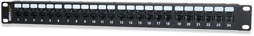 SignaMax 24458FTHD-C6A 24-Port Category 6A Feed-Thru Unscreened HD Panel, 1 RMU