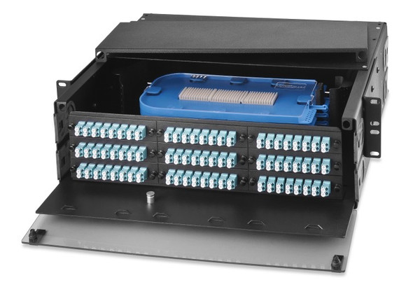 SignaMax UFE9HD1-B 9-Adapter Plate Premium Rack Mount Enclosure, Black