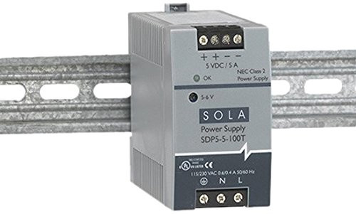 Sola SDP5-5-100T 25W 5V DIN PLASTIC 115/230V IN