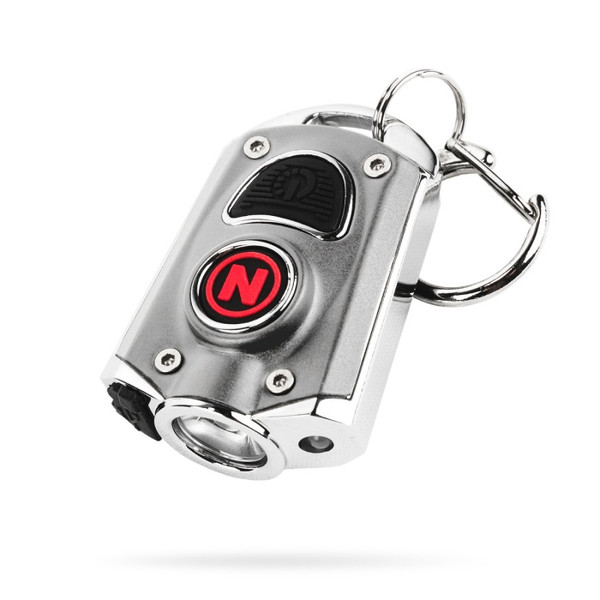 Nebo MYCRO Silver Rechargeable Turbo Keychain Flashlight