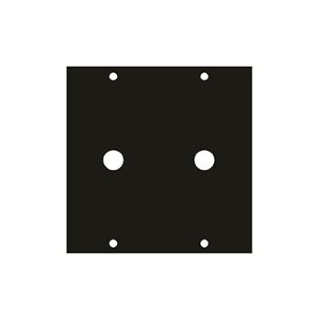 Middle Atlantic 3/8X2 Two 3/8" Punchout UCP Module
