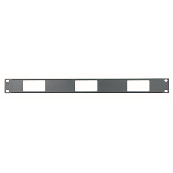 Middle Atlantic DECP-1X3 1 RU, 3 Decora Device Panel