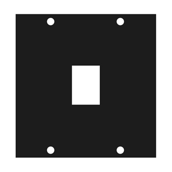 Middle Atlantic KEY-1 One Keystone Punchout UCP Module
