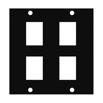 Middle Atlantic KEY-4 Four Keystone Punchout UCP Module