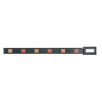 Middle Atlantic PDT-2X320 20A, 6 Outlet Hardwired Power Strip