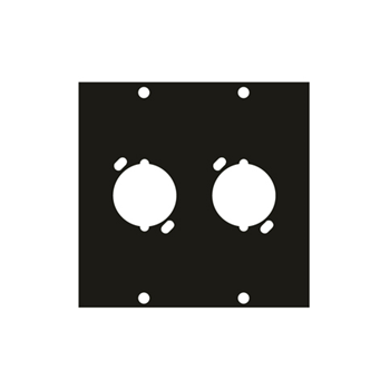 Middle Atlantic UNIV2 2 XLR Female Punchout UCP Module