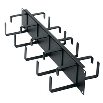 Middle Atlantic HCM-2DR 2 RU Front/Rear D-Ring Horizontal Cable Manager