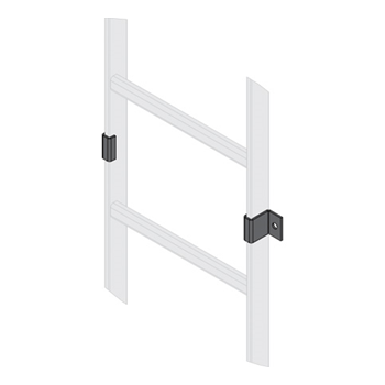 Middle Atlantic CLH-RWC-6 6 Piece Ladder Wall Clamp