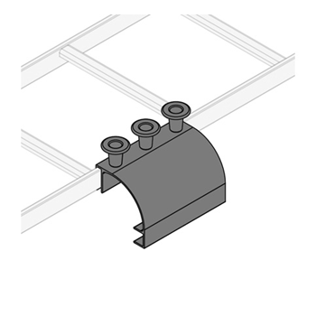 Middle Atlantic CLH-SD8-4 4 Piece 8" W Ladder Side Drop with Spools