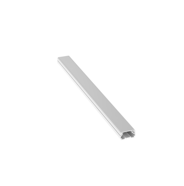 Panduit LDPH5WH8-A Surface Raceway, LDPH5 Power Rated, 2-Piece Latching, 8 Ft, White