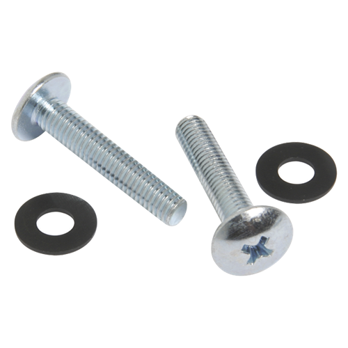 Atlas HK-40 40 Count #10-32 Phillips Head Chrome Screws & 40 Plastic Washers