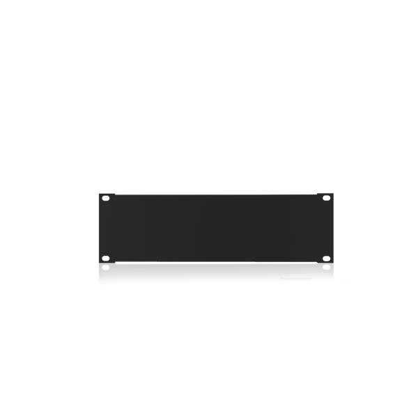 Atlas SPR2-HR 9.75 inch Blank 2 RU Recessed Half Width Rack Panel