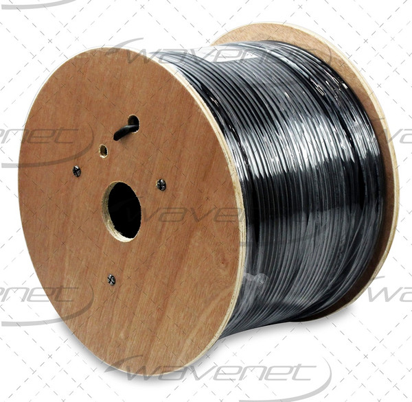 WaveNet 6EOSPBK2 Cat6E 600MHz UTP Black Direct Burial Outdoor Cable