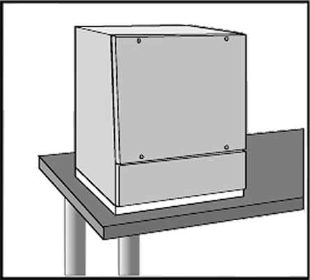 Hoffman PBS66 Proline Sloped-Front Base