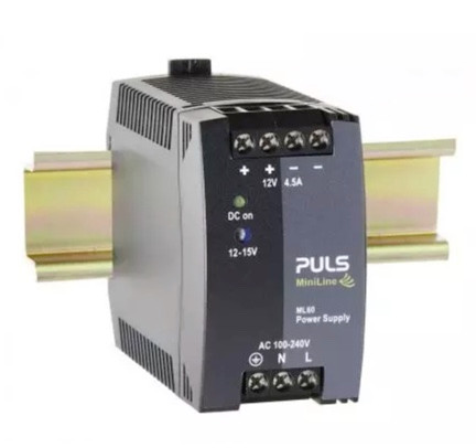 PULS ML60.122 DIN Rail Power Supply for 1-Phase System 12V, 4.5A