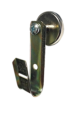MagDaddy JH12MS 3/4" Side-Mount J Hook Magnets, 100 Pack