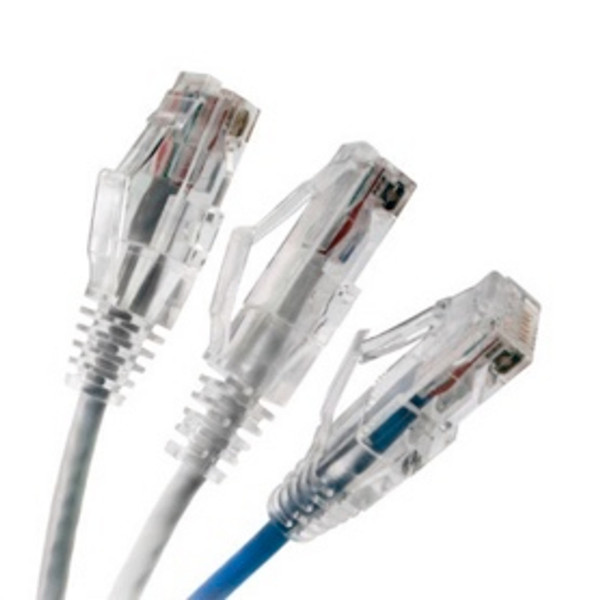 Quest NPC-7301 1Ft. Red Cat6 Ultra-Slim Patch Cable