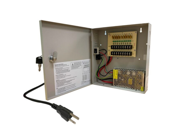 9 Channel 10 Amp CCTV Power Supply