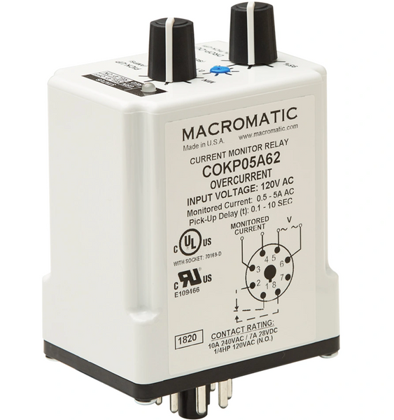 Macromatic COKP05A62 Current Sensing Relay