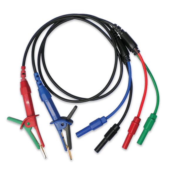 Extech 380565 Kelvin Clip Test Lead Set