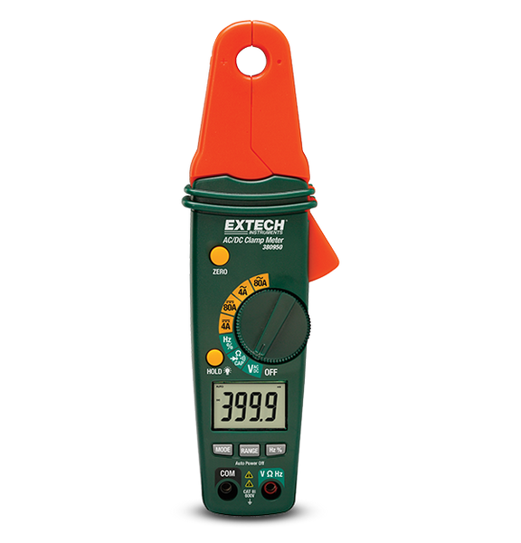 Extech 380950 80A Mini AC/DC Clamp Meter