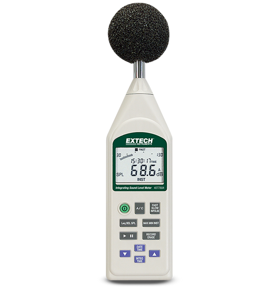 Extech 407780A-NIST Integrating Sound Level Meter with USB