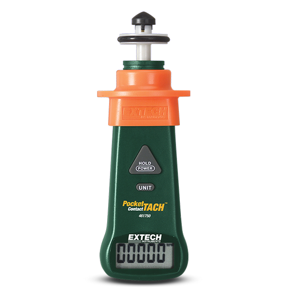 Extech 461750 PocketTach Mini Contact Tachometer