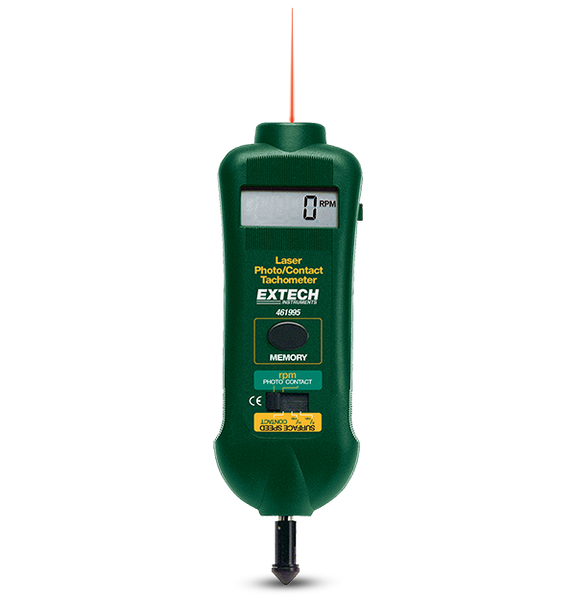 Extech 461995-NIST Combination Contact/Laser Photo Tachometer