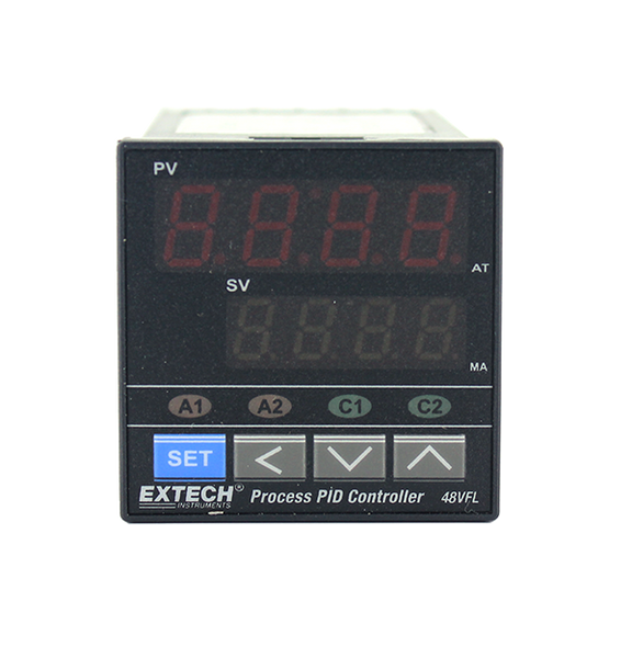 Extech 48VFL11 1/16 DIN Temperature PID Controller with One Relay Output